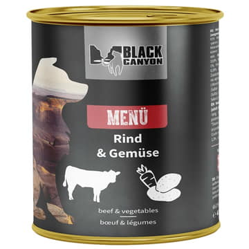 Dog Menü mit Rind & Gemüse