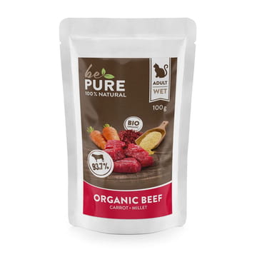 Cat Organic Beef Bio,  carotte + millet