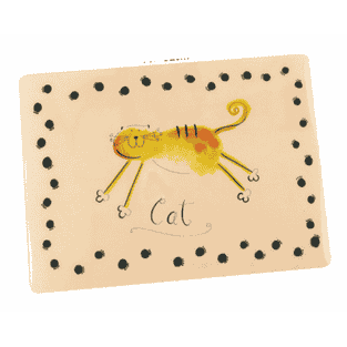 Tapis pour écuelles Cat