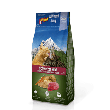 Cat Adult Premium Complete Sensitive Swiss Beef