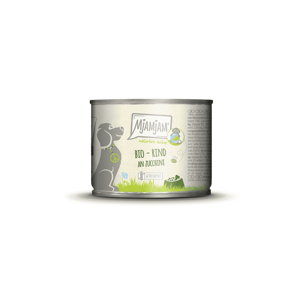 Dog natürlich lecker - BIO Rind an Zucchini (bœuf et courgettes)