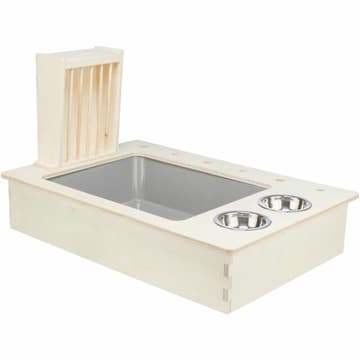 Station d'alimentation pour lapins