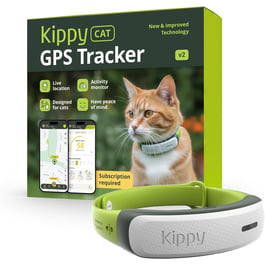 Kippy CAT V2 – GPS-Halsband für Katzen – Ortungsgerät und Gesundheits- und Aktivitätstracker – GPS-Halsband für Katzen mit Anti-Strangulierungs-System – Erstellen Sie virtuelle Grenzen