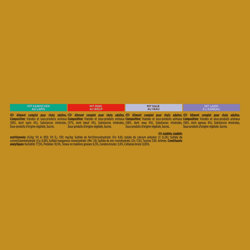 Gold Mousse 24 x 85 g Mega-Pack