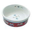Ceramic cat bowl with cat motif