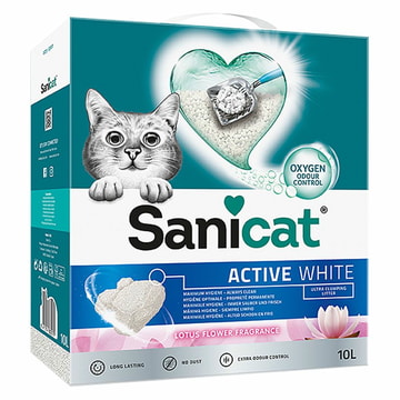 Katzenstreu Active White Lotus Flower
