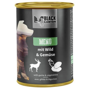 Dog Menü mit Wild & Gemüse