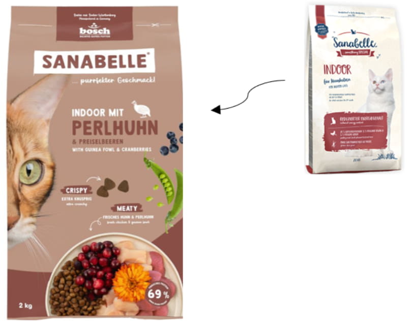Sanabelle Freshe Mieze - Huhn | 100 G Beutel Voll Recyclingfähig | Dampfgegartes Nassfutter Für Katzen | Katzenfutter Wie Frisch Gekocht | Eine Marke Von Bosch Tiernahrung