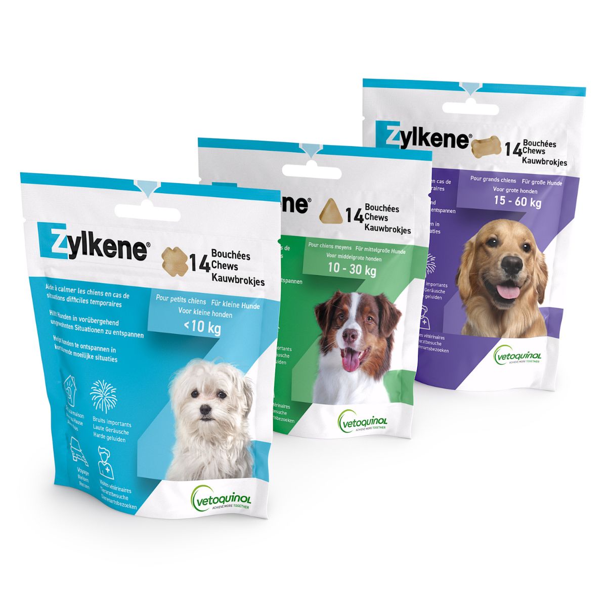 Vétoquinol Zylkène 75 mg pour chat et chien < 10 kg