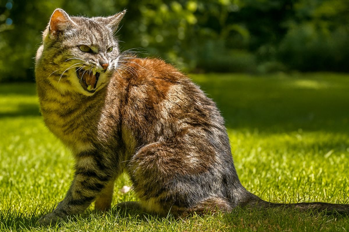 Katze mit Hyperthyreose