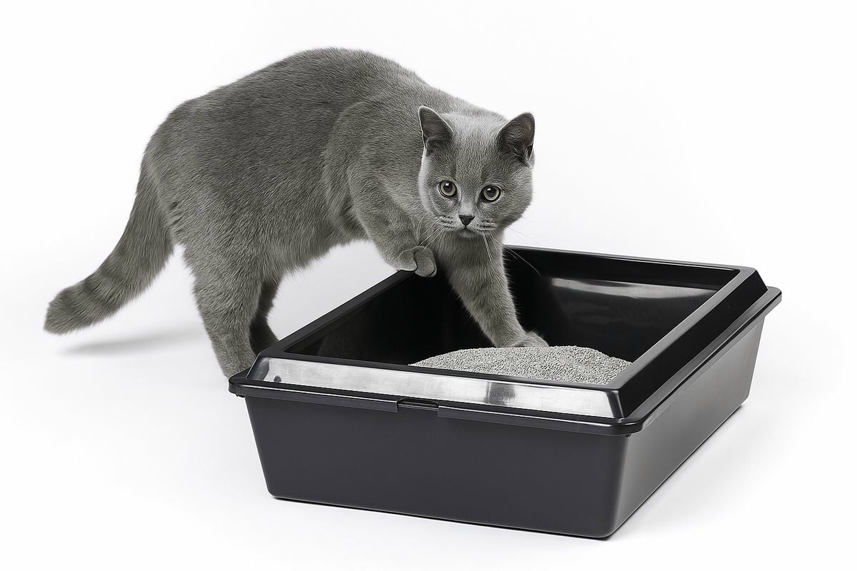 Katze leidet an Verstopfung