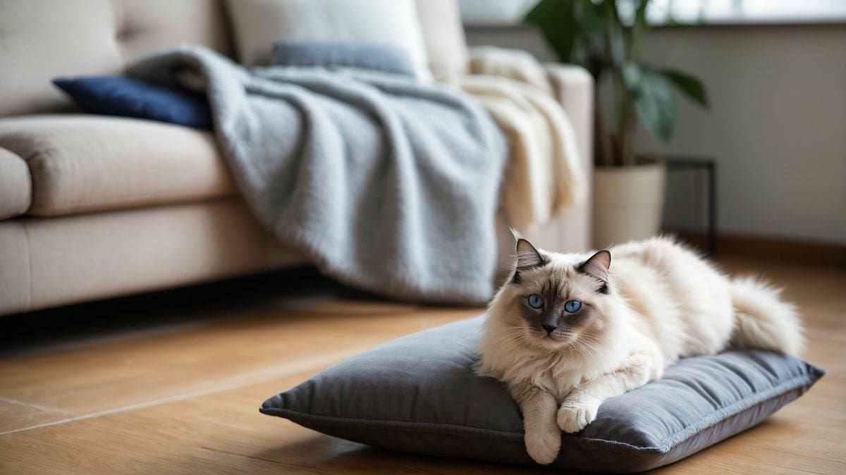 Schöner Wohnen mit Katze
