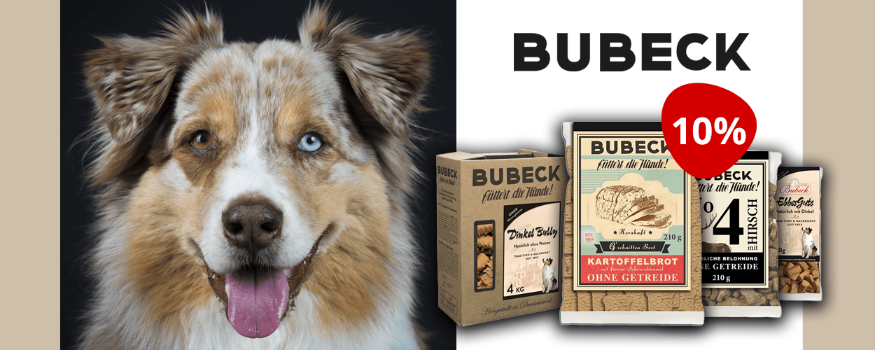 BUBECK Hundesnacks - 10% Aktion bei iPet.ch