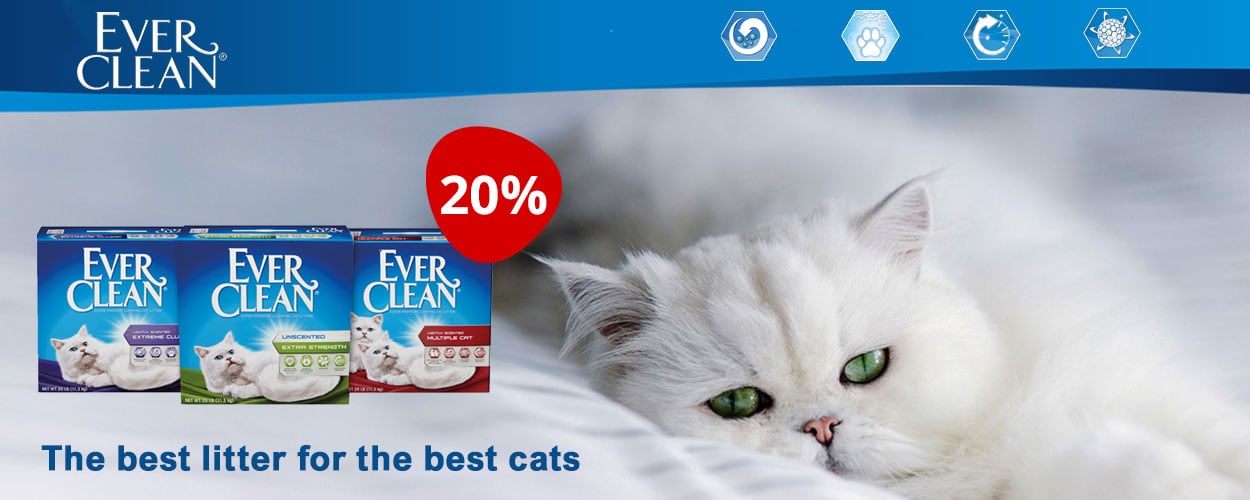 EverClean Katzenstreu - 20% Aktion bei iPet.chalm - 10% Aktion bei iPet.ch