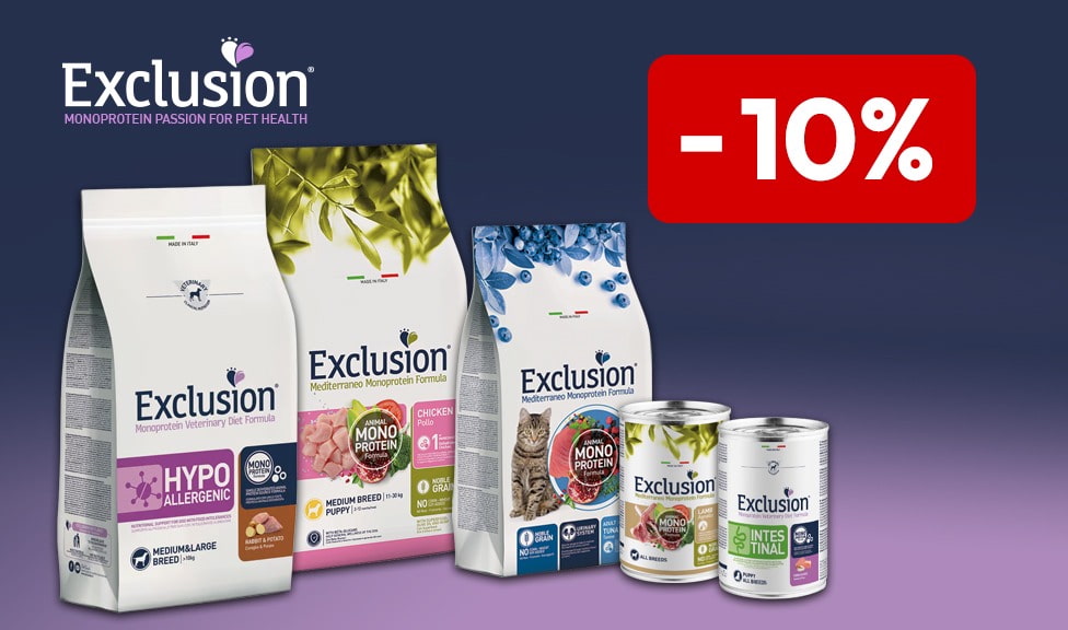 Action : 10% de rabais sur les aliments pour chiens et chats EXCLUSION chez iPet.ch