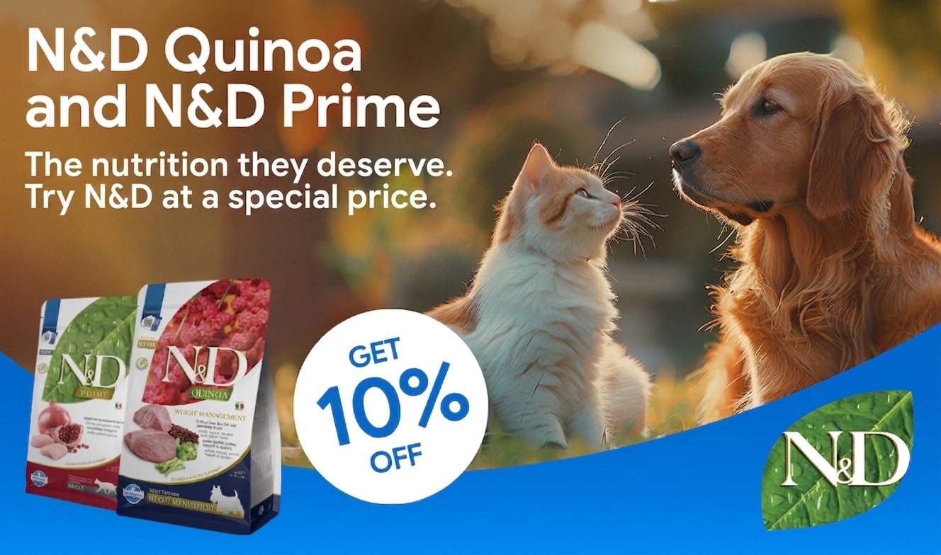 Special Offer: 10% off FARMINA dog and cat food at your pet food specialist, iPet.ch