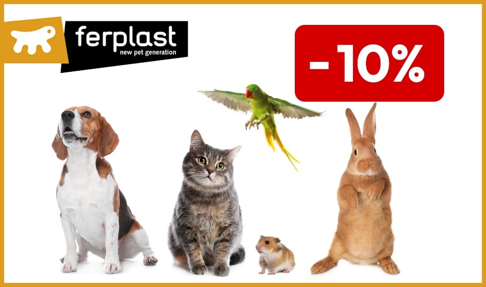 Action : 10% de rabais sur les accessoires pour chiens, chats, rongeurs et oiseaux FERPLAST chez iPet.ch