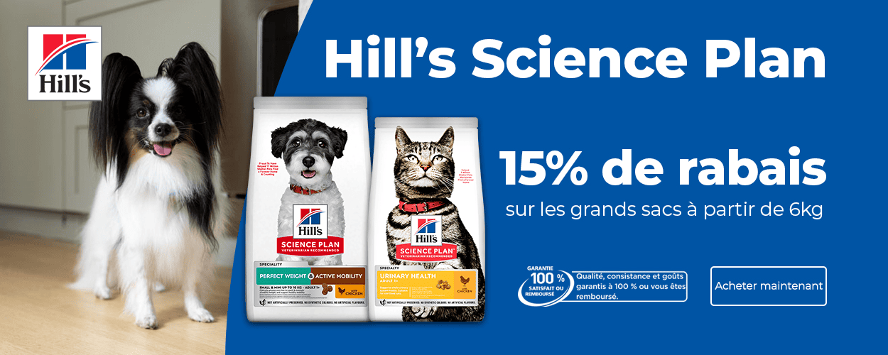 Hill's aliments pour chiens et chats, grands sacs à partir de 6kg - 15% de rabais chez iPet.ch