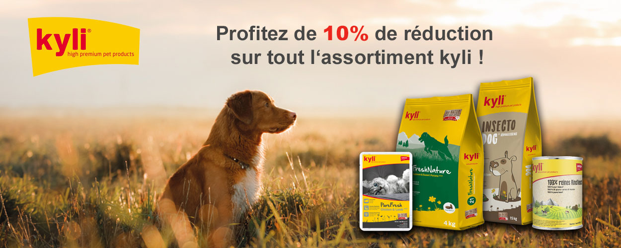 kyli aliments pour chiens et chats - 10% de rabais chez iPet.ch