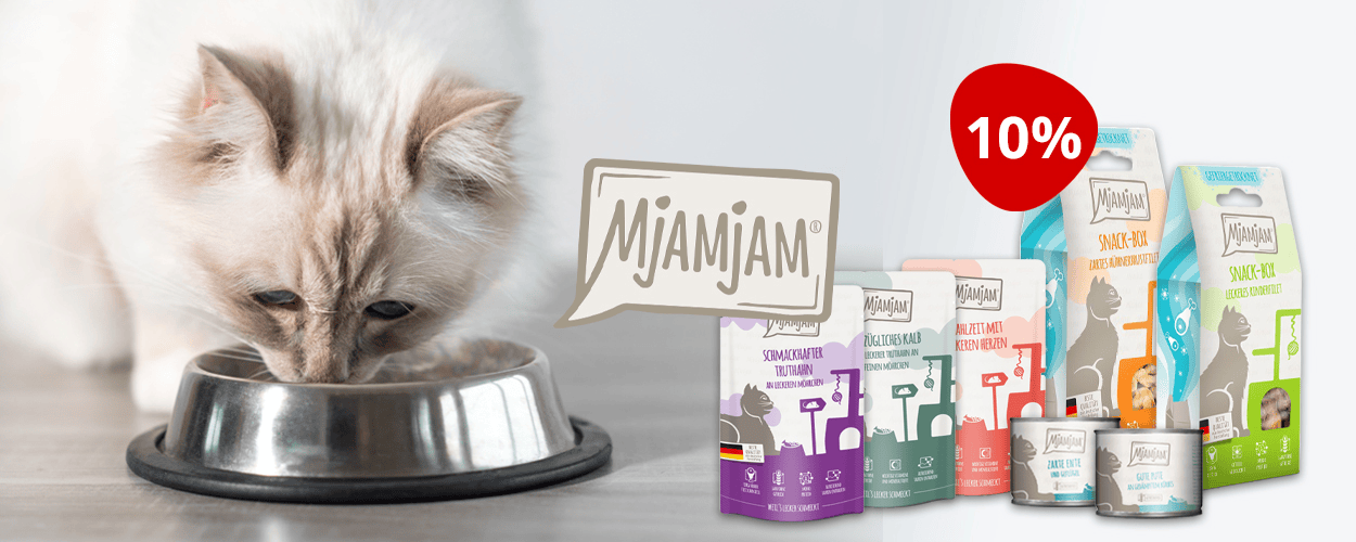 Mjamjam aliments pour chats - 10% de rabais chez iPet.ch