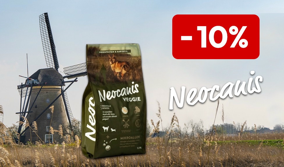 Aktion: 10% Rabatt auf NEOCANIS Hundefutter bei Ihrem Tierfutterspezialisten iPet.ch