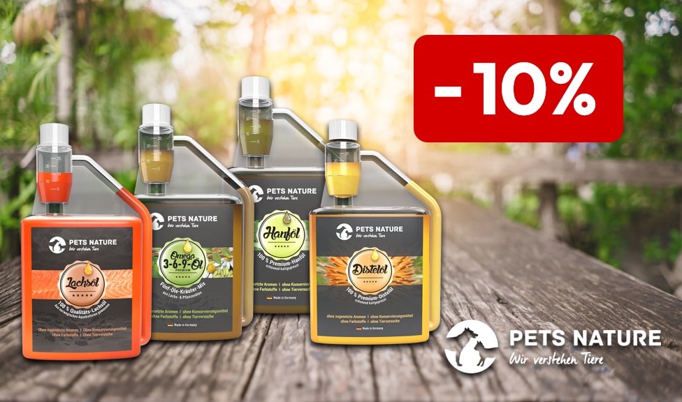 Action : 10 % de rabais sur les compléments alimentaires PETS NATURE chez votre spécialiste en alimentation animale iPet.ch