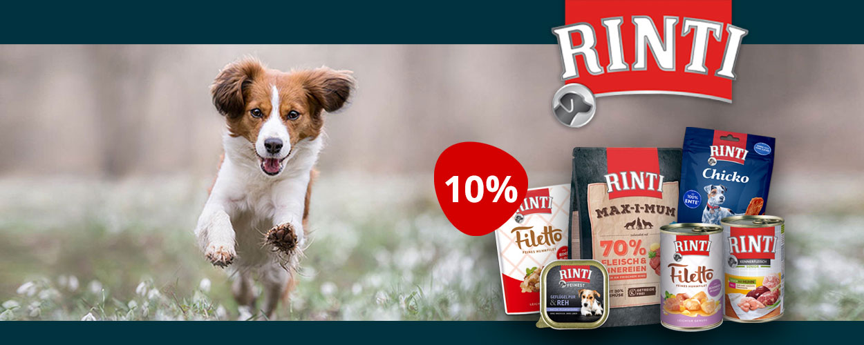 Rinti Hundefutter - 10% Aktion bei iPet.ch