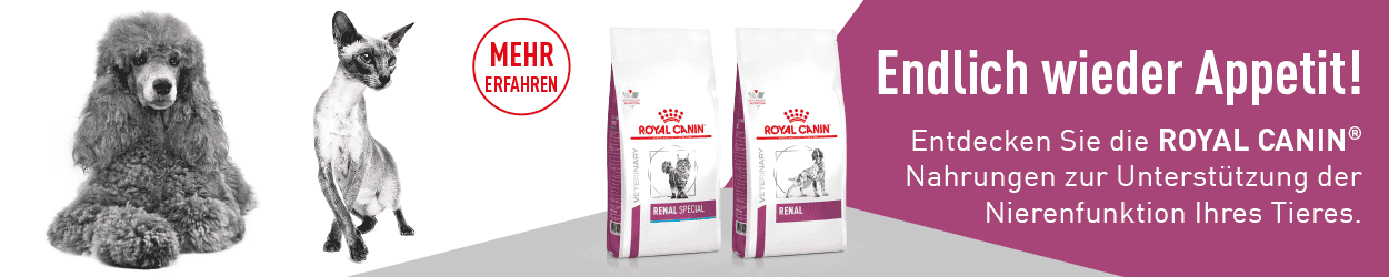 Royal Canin Veterinary Diets  Renal-Futter für Hunde und Katzen | iPet.ch