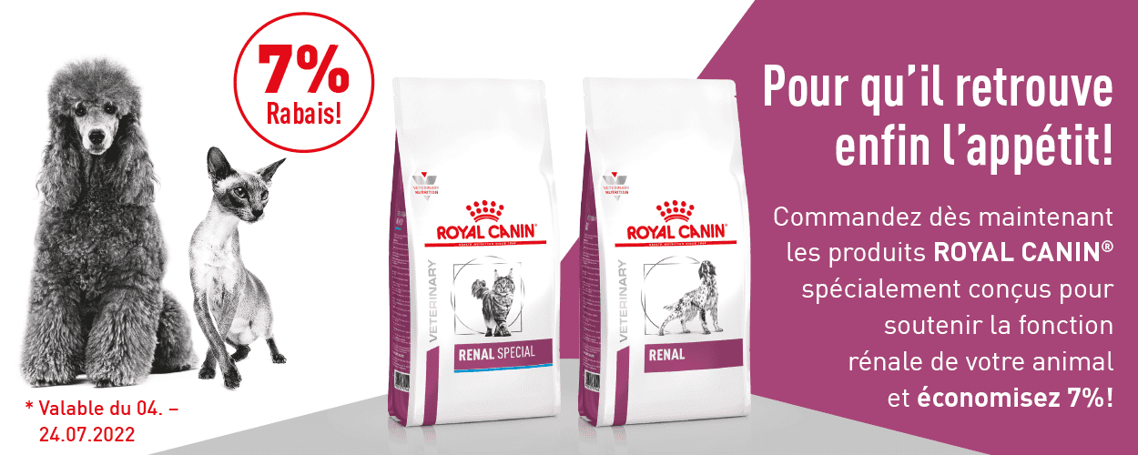 Royal Canin RENAL - 10% de rabais chez iPet.ch