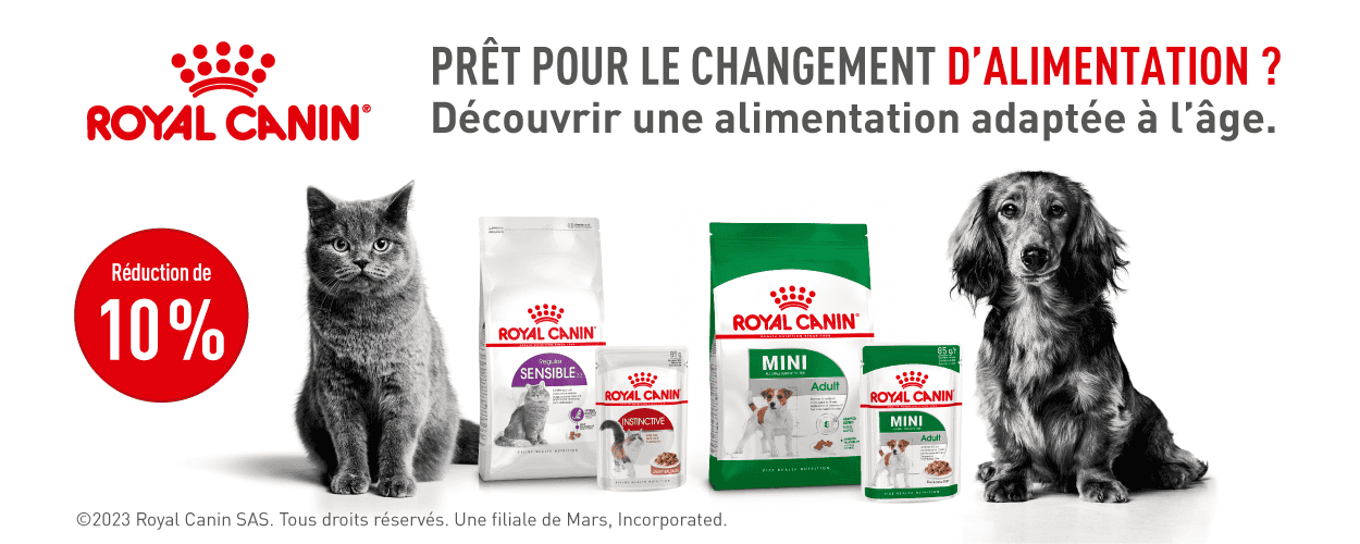 Royal Canin aliments pour chiens et chats - 10% de rabais chez iPet.ch