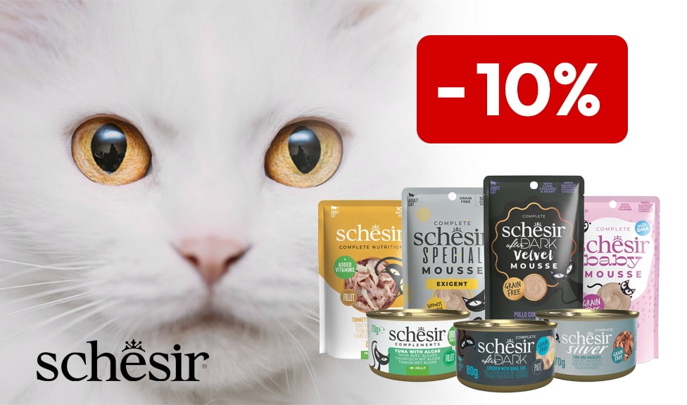 Aktion: 10% Rabatt auf SCHESIR Katzenfutter bei Ihrem Tierfutterspezialisten iPet.ch