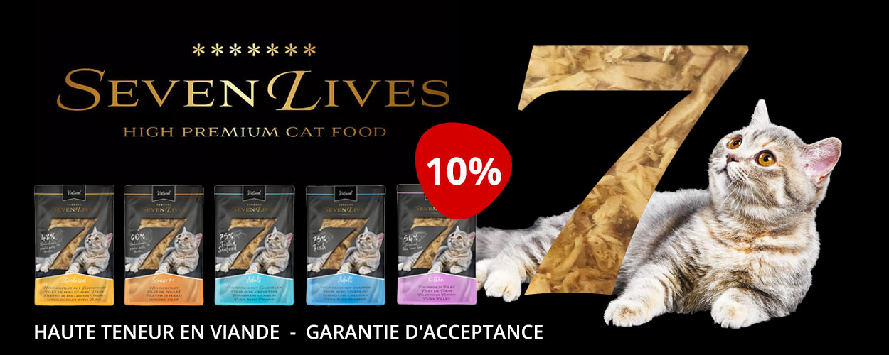 SevenLives aliments pour chats - 10% de rabais chez iPet.ch