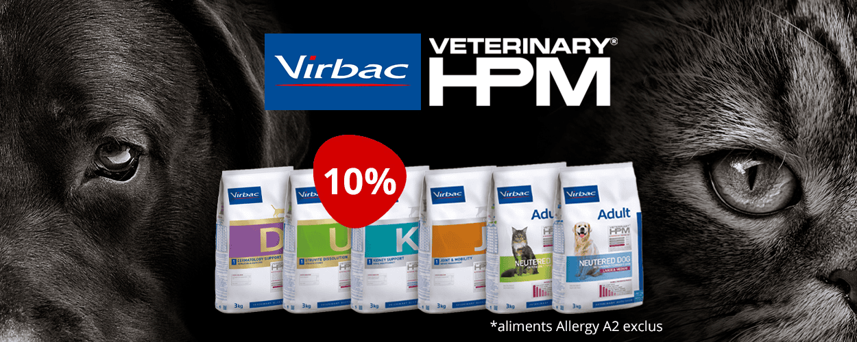 Virbac aliments pour chiens et chats - 10% de rabais chez iPet.ch