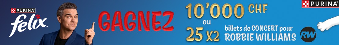Robbie Williams Felix Jeu-concours| iPet.ch